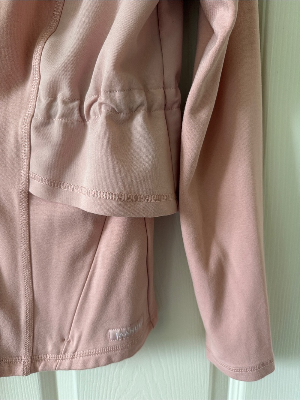 Jaanuu Women's Dusty Pink Utility Zip Jacket - Picture 5 of 8